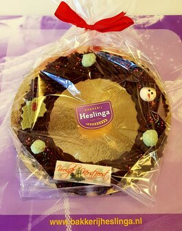 Chocolade Krans Puur groot