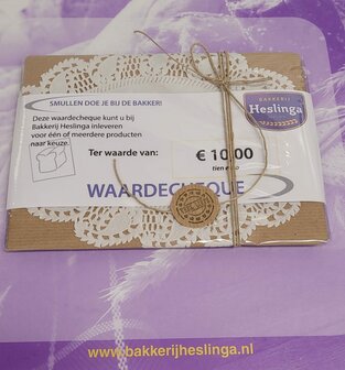 Waardecheque