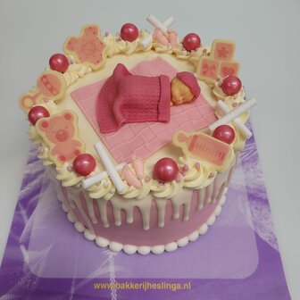 Babyshower taart