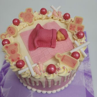 Babyshower taart