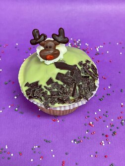 Cupcake Rudolph