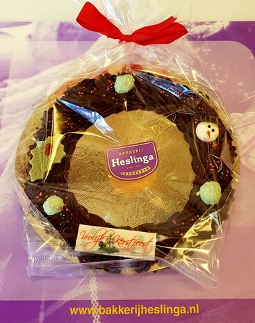 Chocolade Krans Puur groot