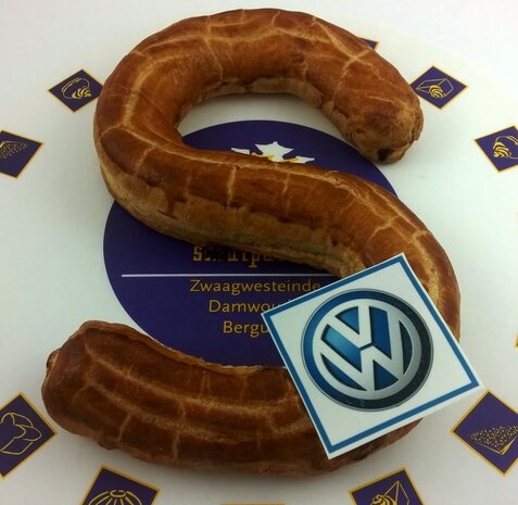 Amandelletter S met volkswagen logo