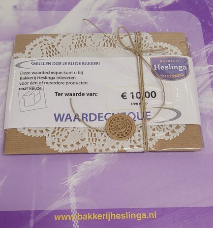 Waardecheque