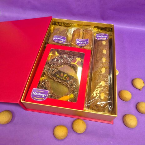 Sinterklaasboek met heerlijke Sinterklaasproducten Optie 1