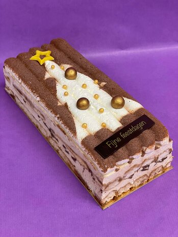Kerst-schnitt Tiramisu