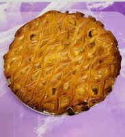 Appeltaartje met raster