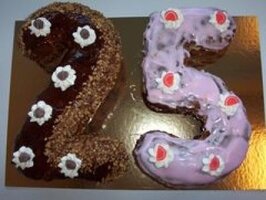 Cijfer in krenten- en suikerbrood